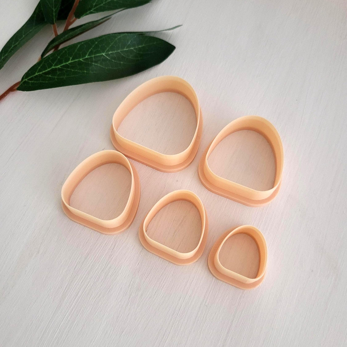 Emporte-pièce en d'Arche pour argile polymère | Ensemble de 5 | Arch clay cutters, set of 5 | Polymer clay tool