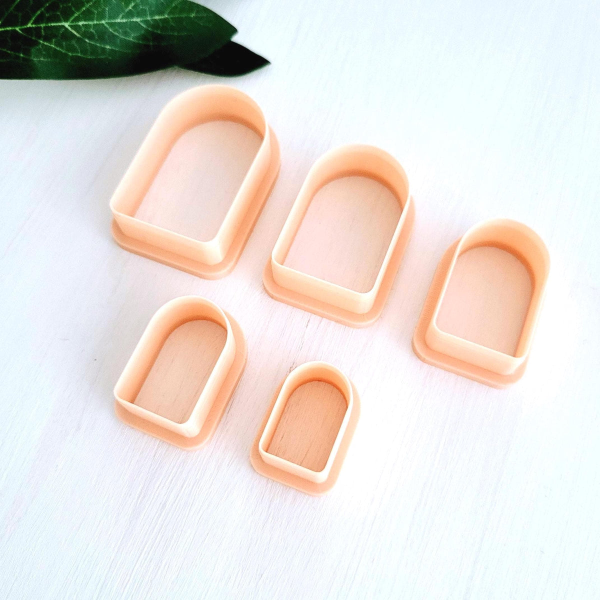 Emporte-pièce de d'Arche pour argile polymère | Ensemble de 5 | Arch cutters, set of 5 | Polymer clay tool