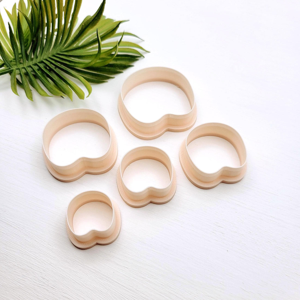 Emporte-pièce Organique 03, Ensemble de 5 | créations originales en argile polymère | Organic Polymer clay cutters, set of 5