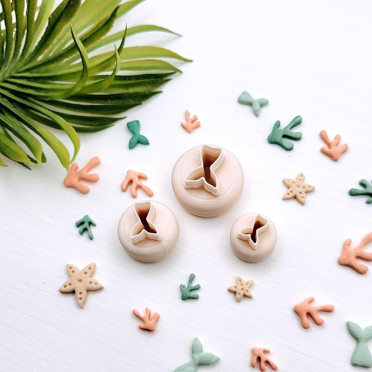 Emporte-pièce Mini Sirènes pour créations en argile polymère | 3 grandeurs | Mini Mermaids Polymer clay cutter