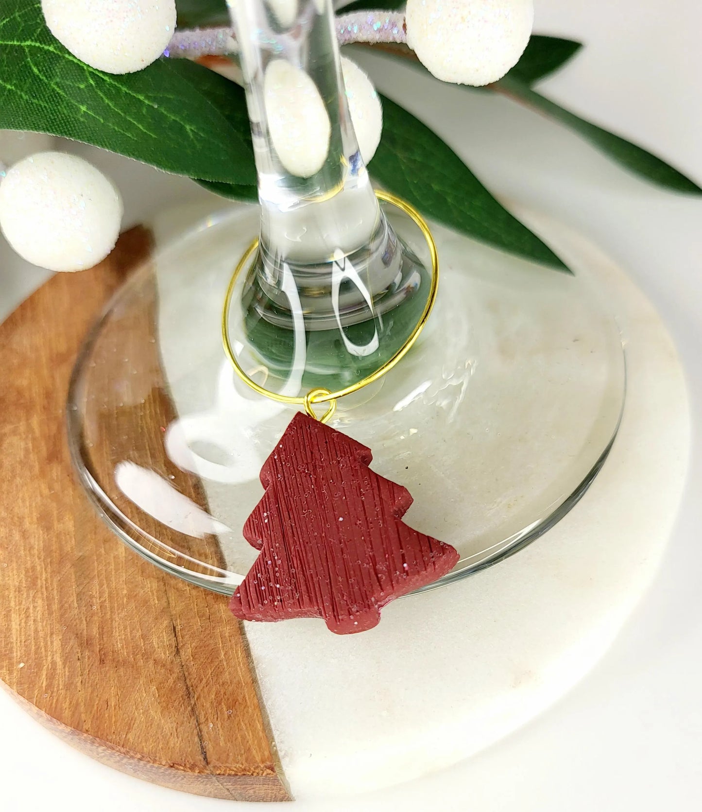 Marqueur verres à vin - Sapins