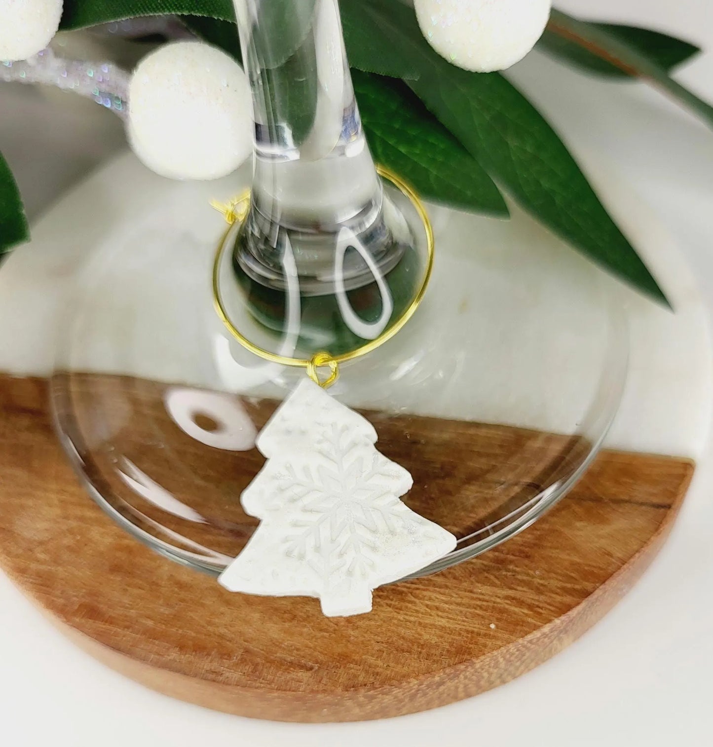 Marqueur verres à vin - Sapins