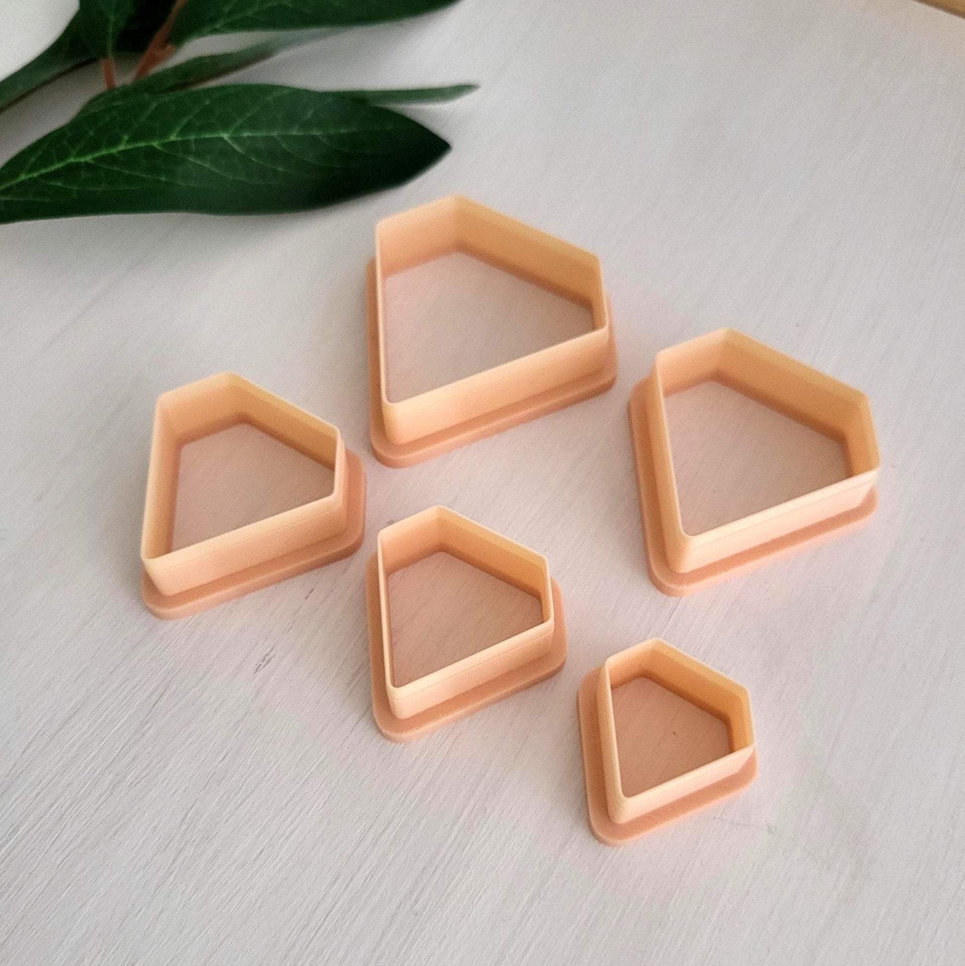 Emporte-pièce de Diamant pour argile polymère | Ensemble de 5 | Diamond clay cutters, set of 5 | Polymer clay tool