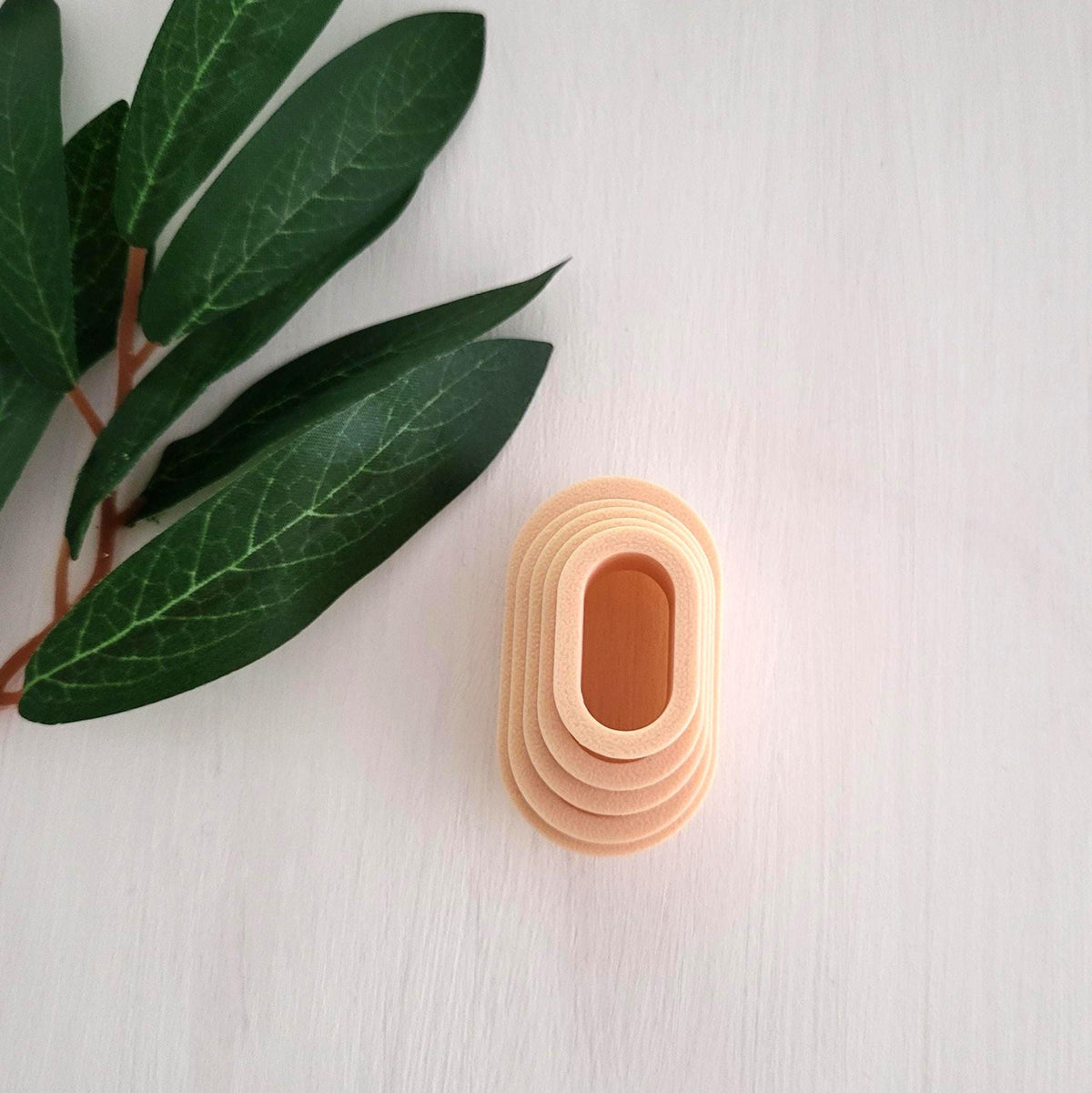 Emporte-pièce Capsule Longue pour argile polymère | Ensemble de 5 | Long Capsule cutters, set of 5 | Polymer clay tool