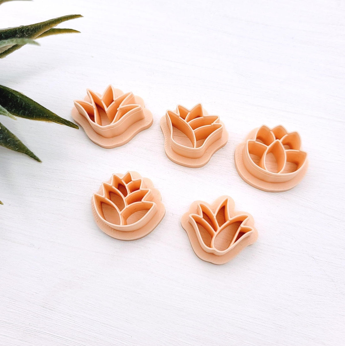 Emporte-pièce plante du désert pour créations en argile polymère | 5 modèles | Polymer clay desert plant
