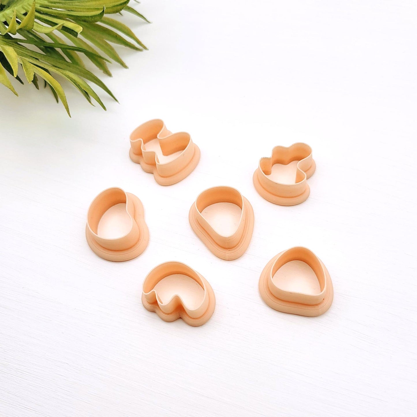 Emporte-pièce style Organique, ensemble de 6 | Pour créations en argile polymère | Polymer clay cutters | Organic Earrings