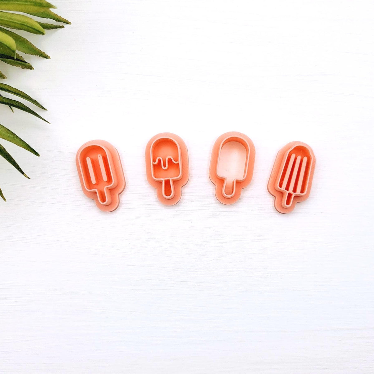 Emporte-pièce Popsicle, ensemble de 4 | Pour créations en argile polymère | Polymer clay cutters | Popsicle Earrings