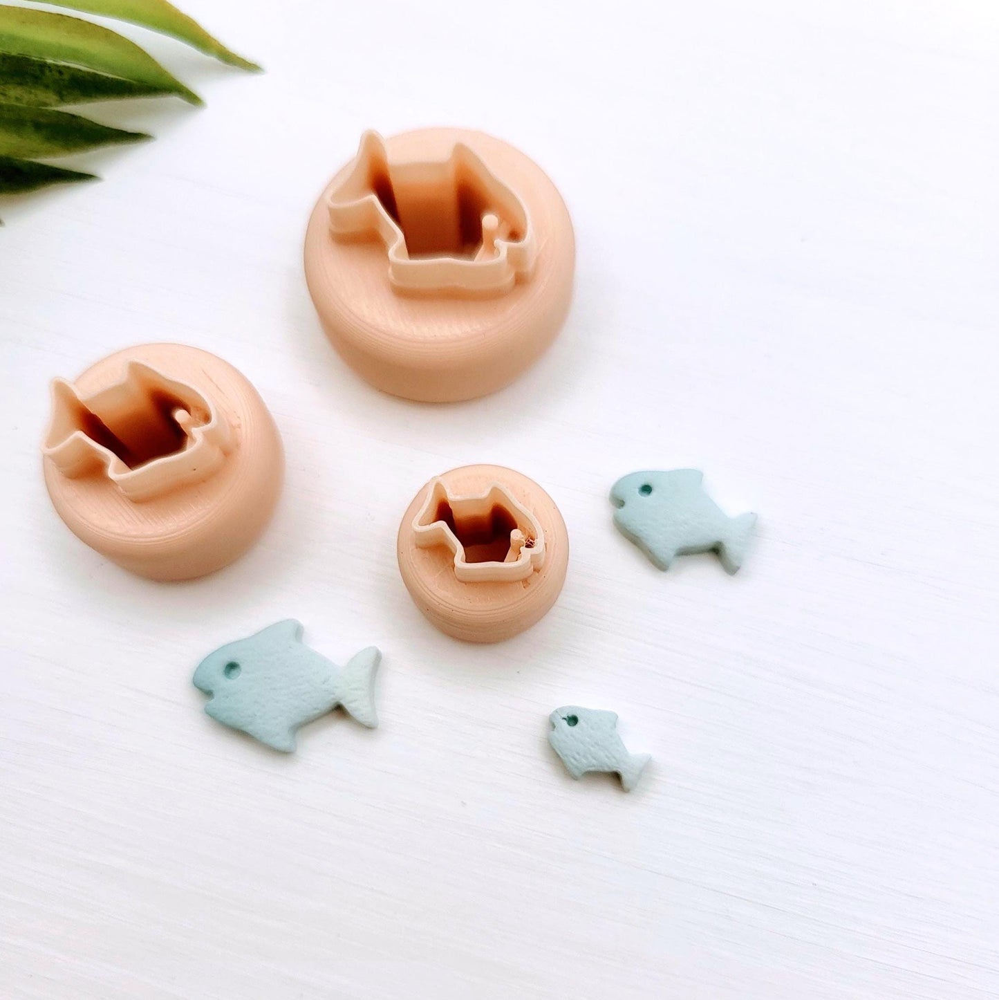 Emporte-pièce Mini poissons pour créations en argile polymère | 3 grandeurs | Mini Polymer clay cutter fish