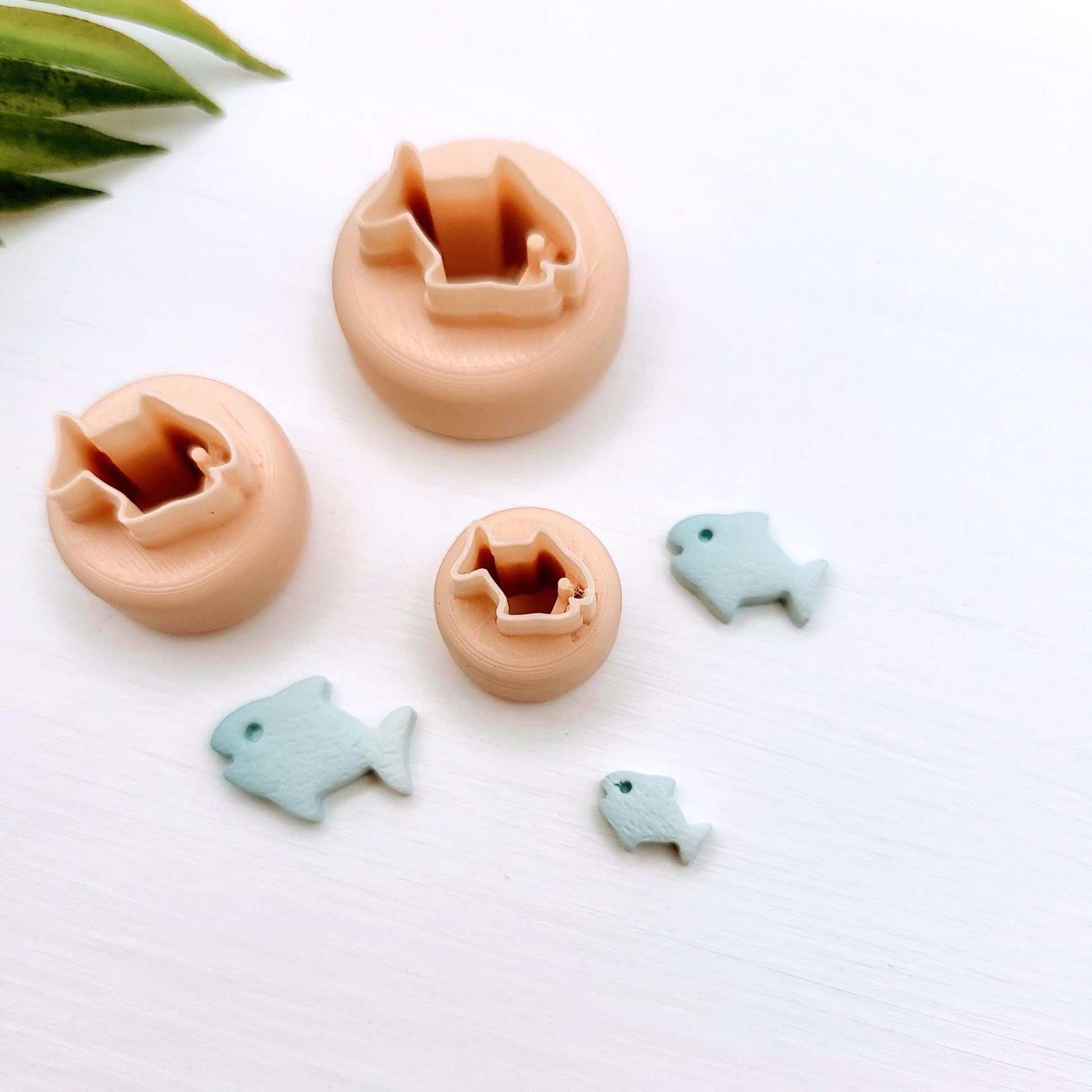 Emporte-pièce Mini poissons pour créations en argile polymère | 3 grandeurs | Mini Polymer clay cutter fish