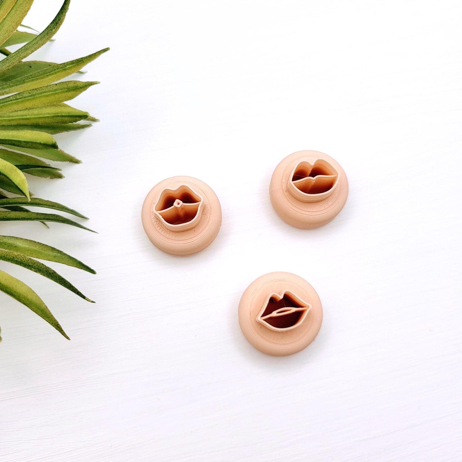 Emporte-pièce Mini Lèvres pour créations en argile polymère | 3 modèles | Mini Lips Polymer clay cutter