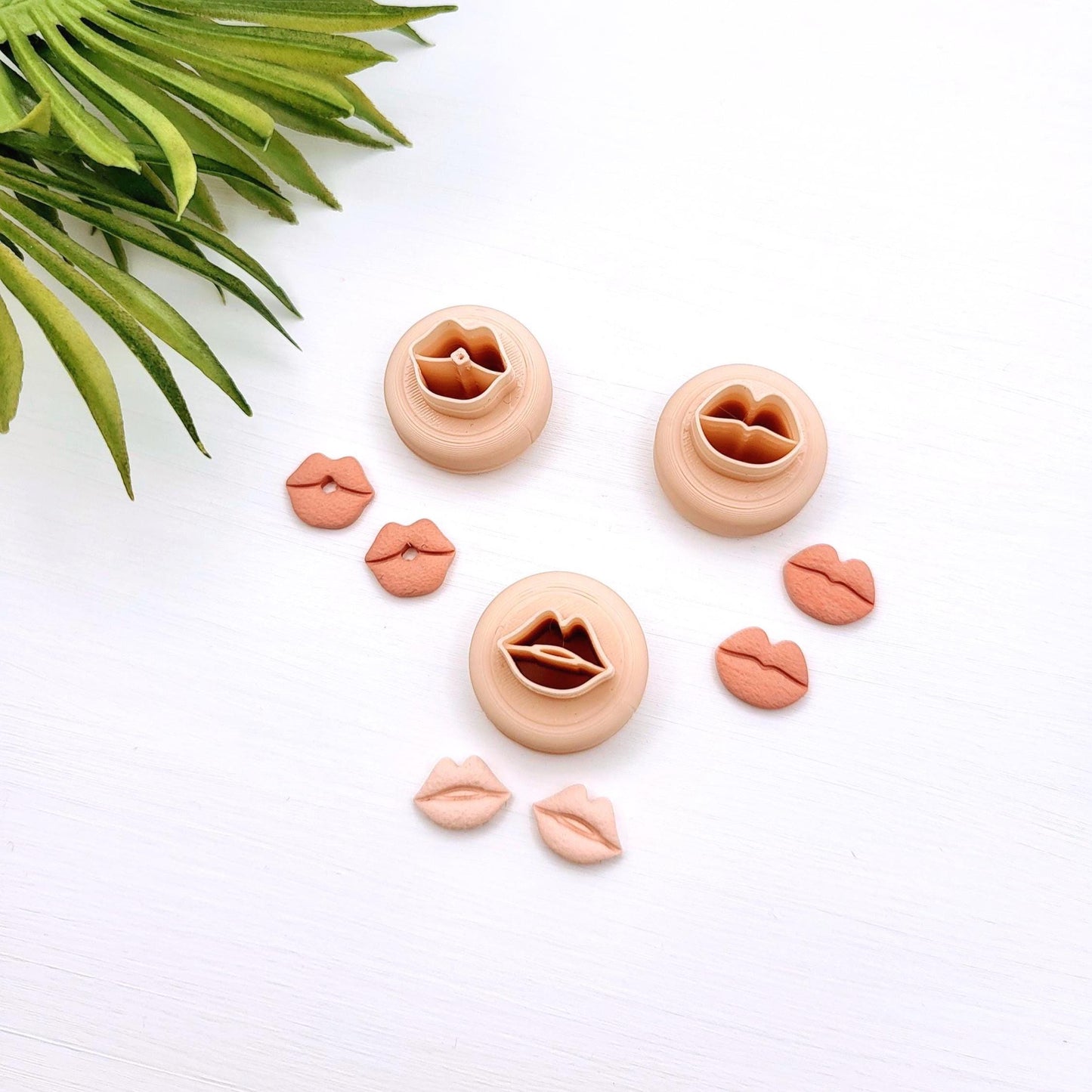 Emporte-pièce Mini Lèvres pour créations en argile polymère | 3 modèles | Mini Lips Polymer clay cutter