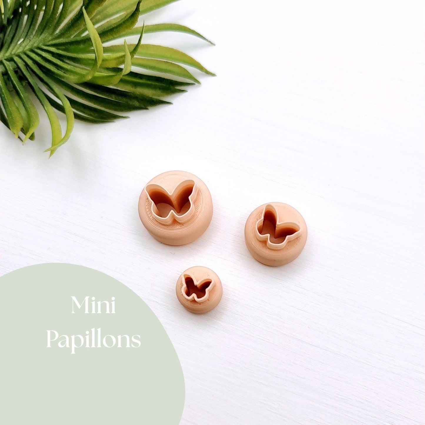 Emporte-pièce Mini Papillons pour créations en argile polymère | 3 grandeurs | Mini Polymer clay cutter Butterfly