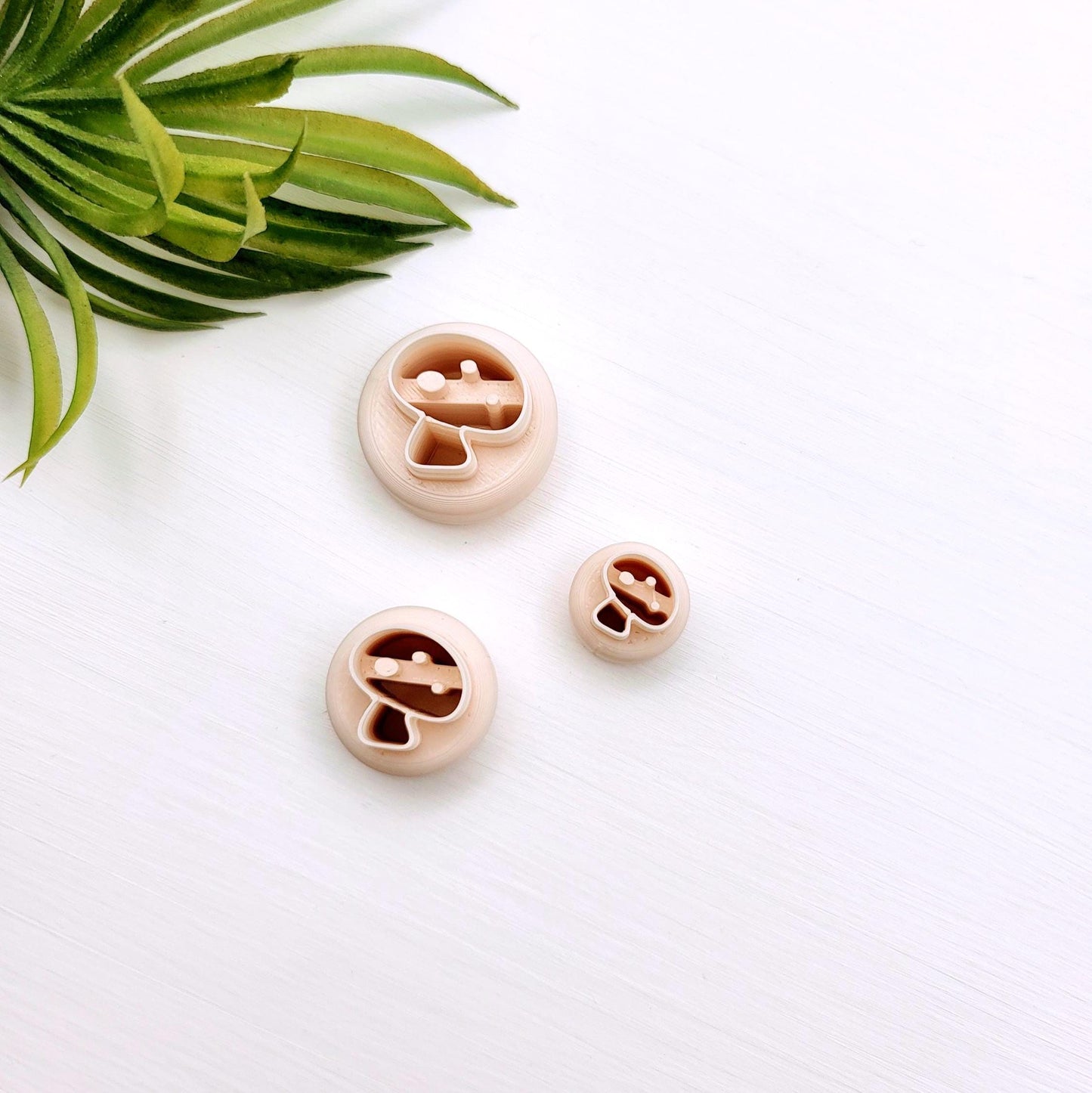Emporte-pièce Mini Champignons pour créations en argile polymère | 3 grandeurs | Mini Polymer clay cutter Mushroom