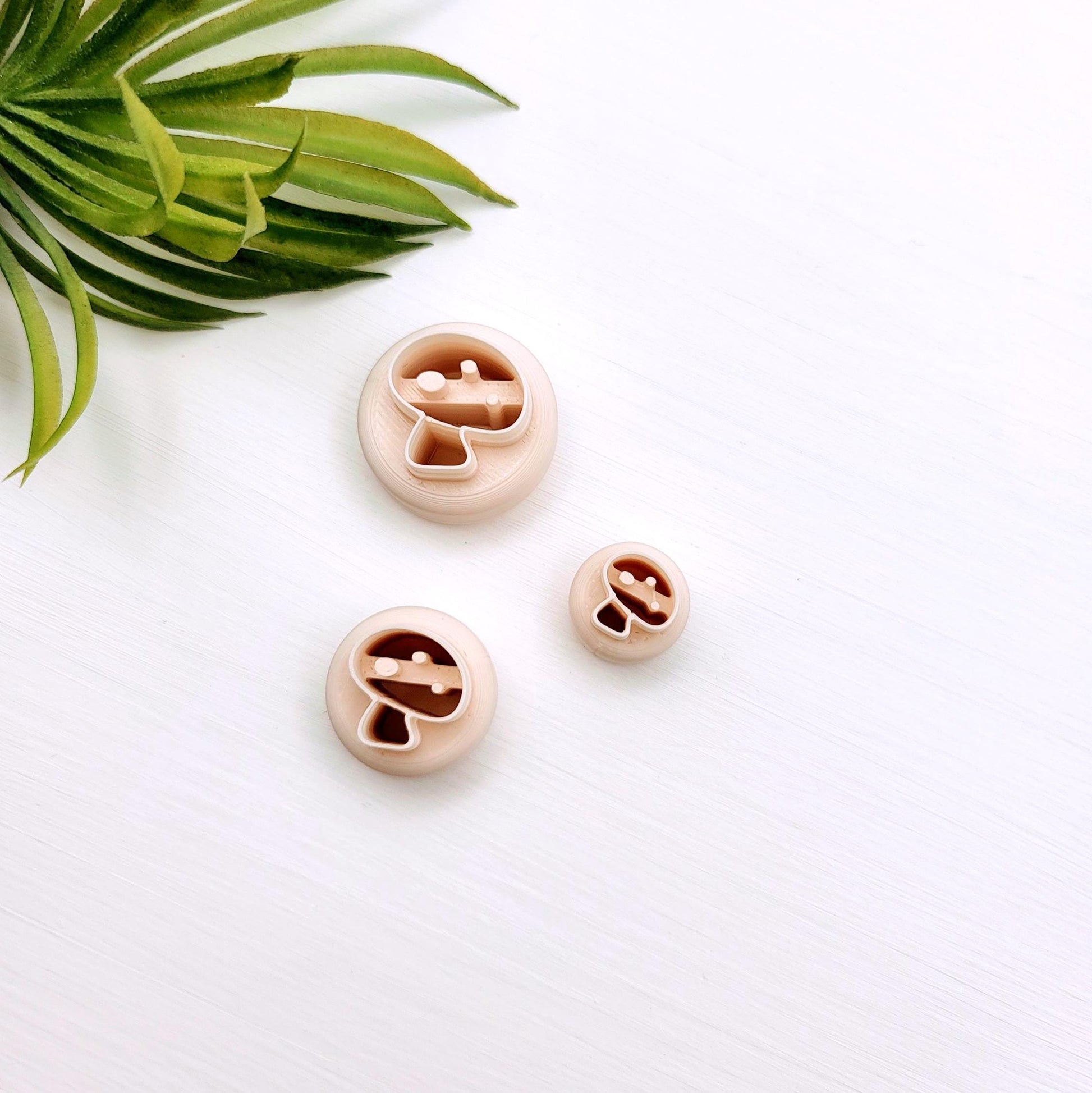 Emporte-pièce Mini Champignons pour créations en argile polymère | 3 grandeurs | Mini Polymer clay cutter Mushroom