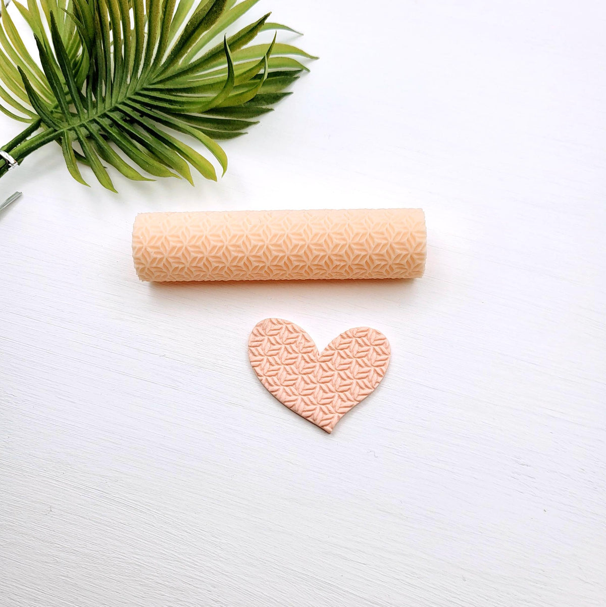 Rouleau textures Fleurs géométriques pour argile polymère | Polymer clay texture rollers