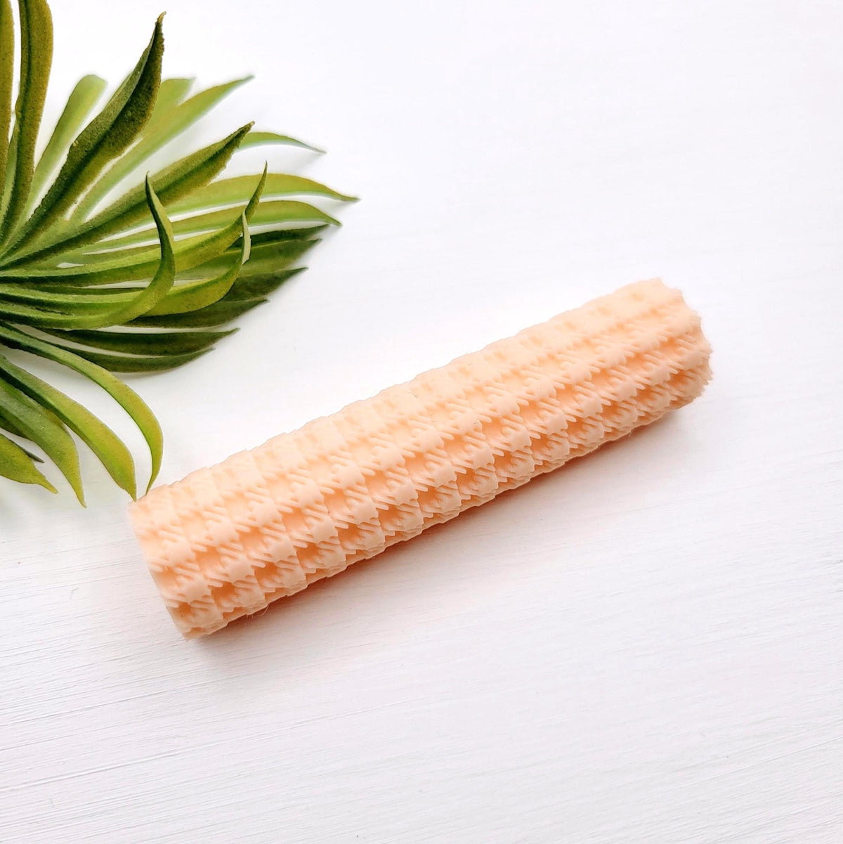 Rouleau textures Tricot pied-de-poule pour argile polymère | Gingham motif Polymer clay texture rollers