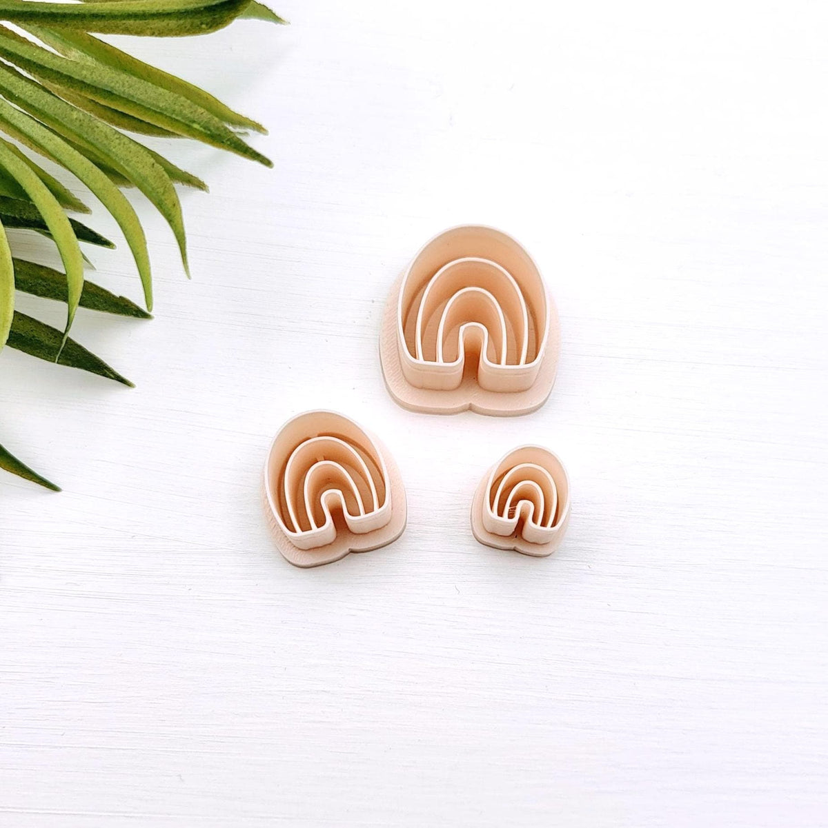 Emporte-pièce Mini Arc-en-ciel pour créations en argile polymère | 3 grandeurs | Mini Rainbow Polymer clay cutters