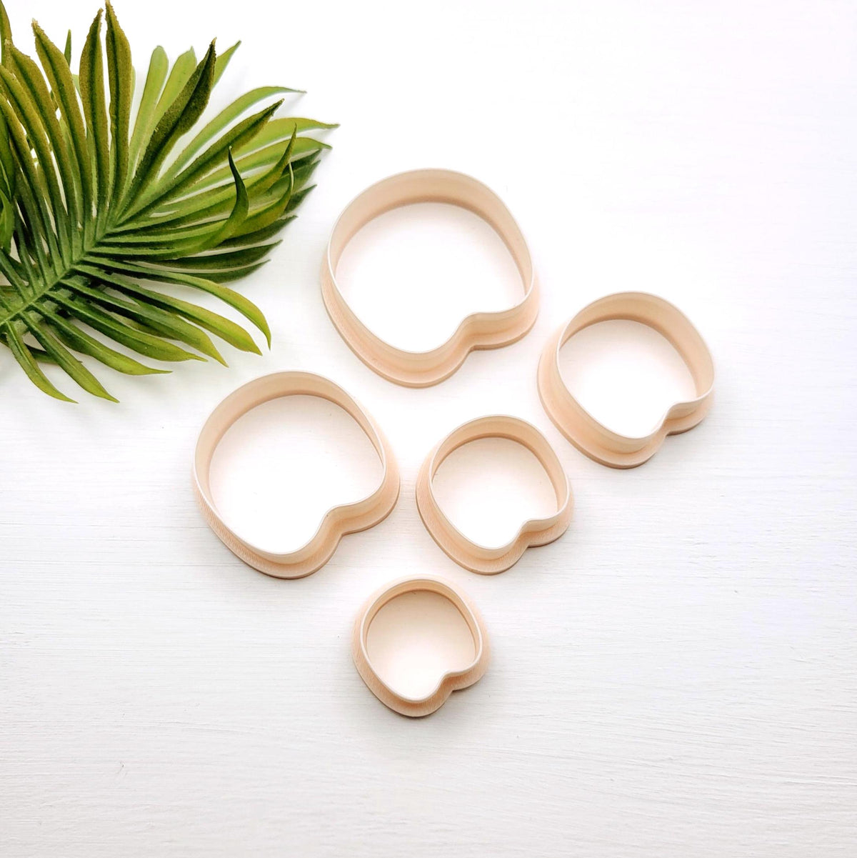 Emporte-pièce Organique 03, Ensemble de 5 | créations originales en argile polymère | Organic Polymer clay cutters, set of 5