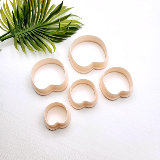 Emporte-pièce Organique 03, Ensemble de 5 | créations originales en argile polymère | Organic Polymer clay cutters, set of 5