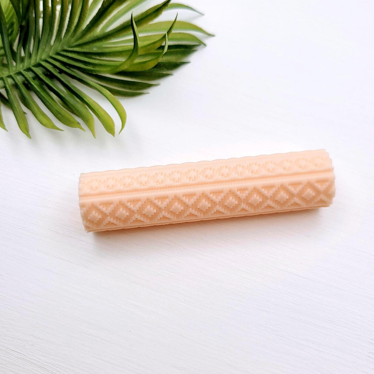 Rouleau textures tricots losange pour argile polymère | Polymer clay texture rollers
