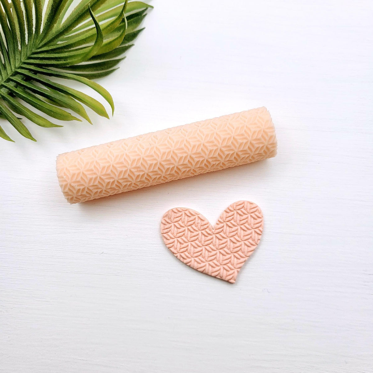 Rouleau textures Fleurs géométriques pour argile polymère | Polymer clay texture rollers