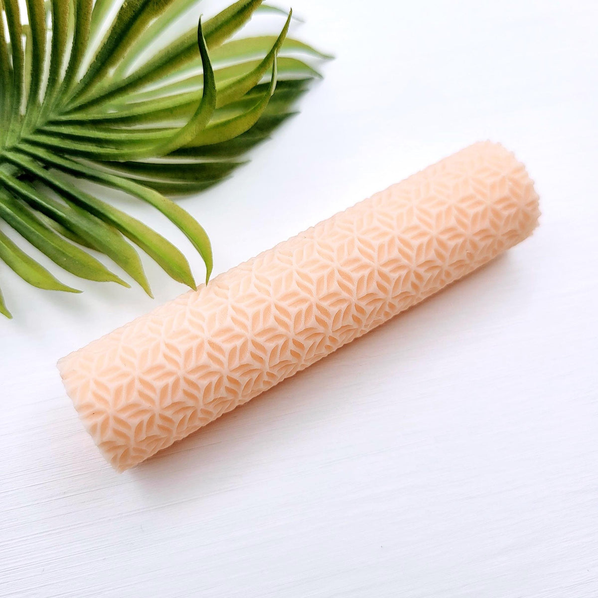 Rouleau textures Fleurs géométriques pour argile polymère | Polymer clay texture rollers