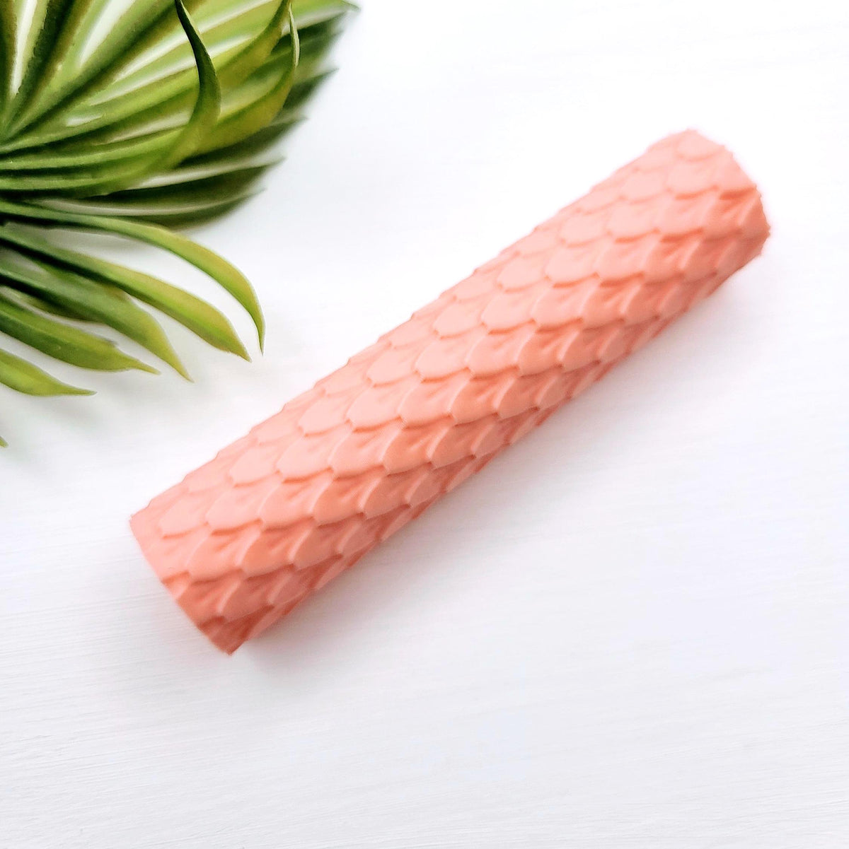 Rouleau textures Écailles de dragon pour argile polymère | Dragon scales Polymer clay texture rollers