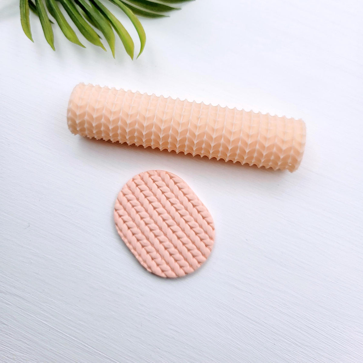 Rouleau textures motif tricot de laine pour argile polymère | Knitted sweater Polymer clay texture rollers