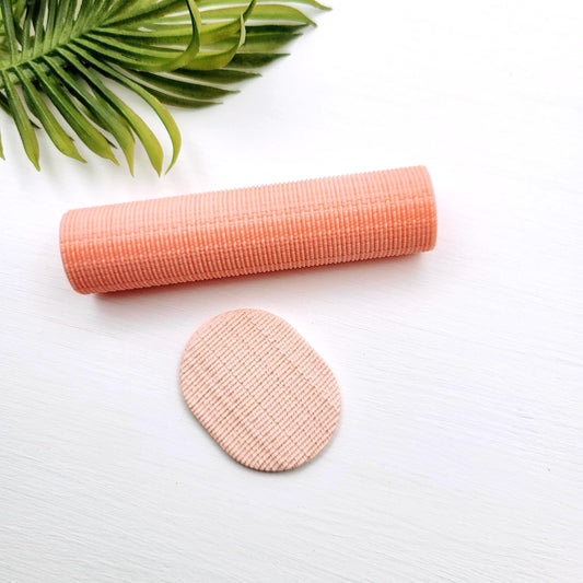 Rouleau textures motif de lin pour argile polymère | linen Polymer clay texture rollers