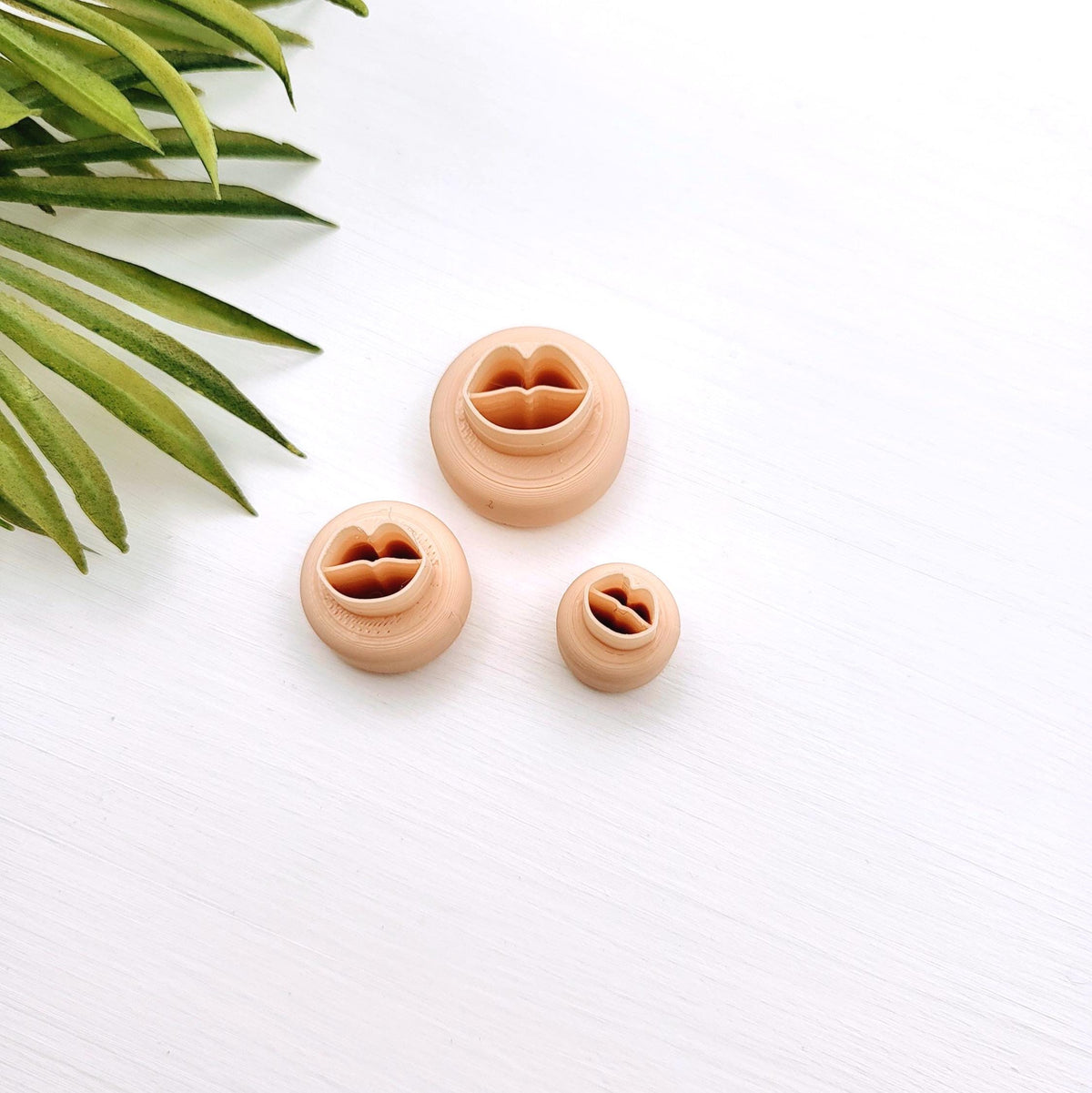 Emporte-pièce Mini Bisous glam pour créations en argile polymère | 3 grandeurs | Mini kiss Polymer clay cutters